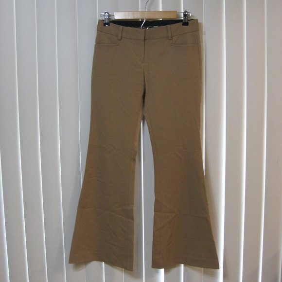 NWOT Express tan khaki Columnist dress pants trousers 0 S short - Picture 1 of 8
